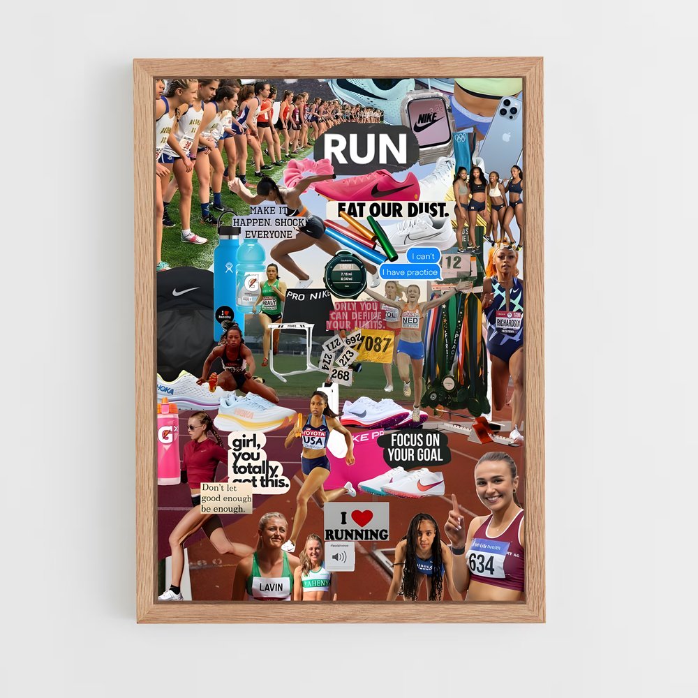 Poster La Course Infinie – affiche Athlétisme (vue 4)