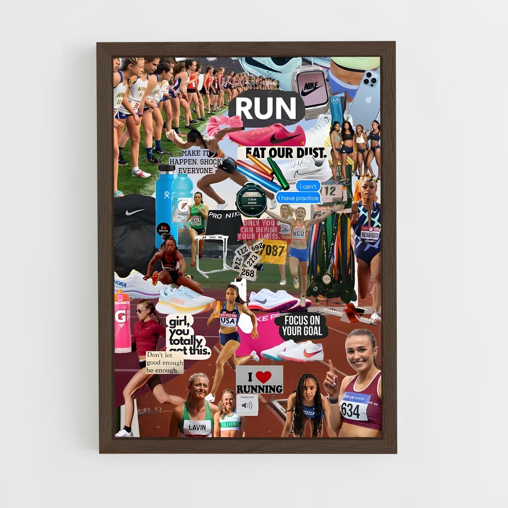 Poster La Course Infinie – affiche Athlétisme (vue 5)
