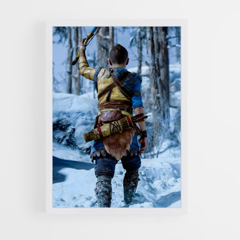 Poster Atreus fantastique – affiche God of War (vue 3)