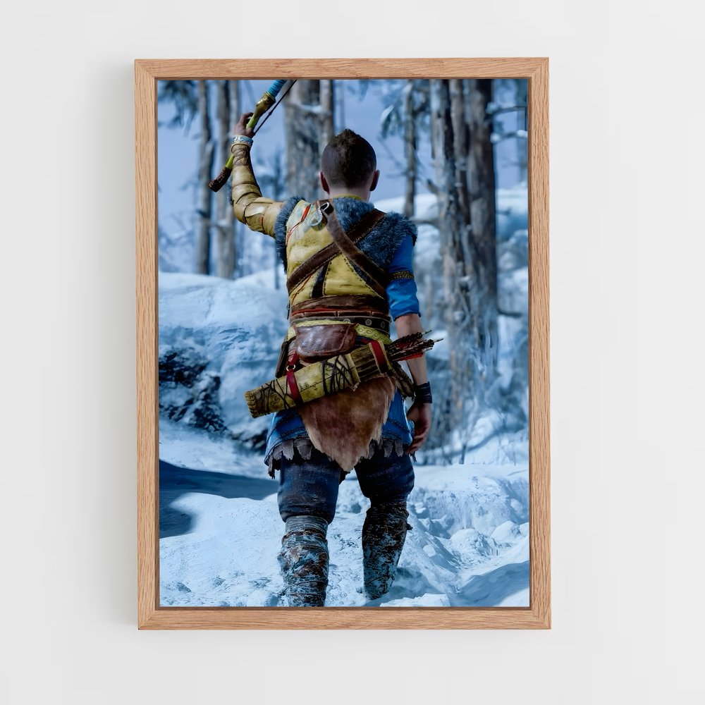 Poster Atreus fantastique – affiche God of War (vue 4)