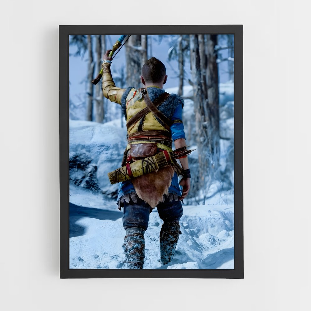 Poster Atreus fantastique – affiche God of War (vue 2)