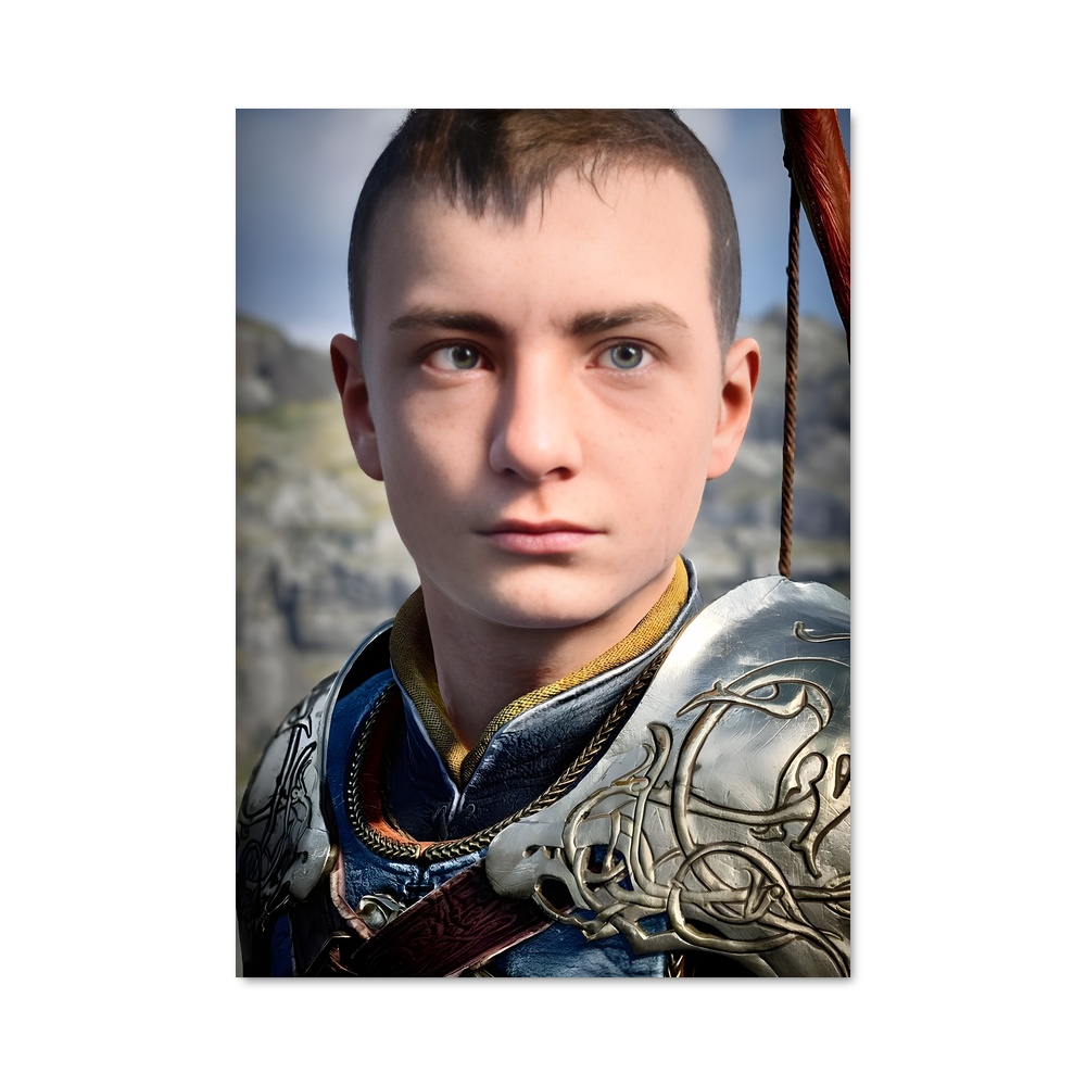 Poster Atreus Héros – affiche God of War