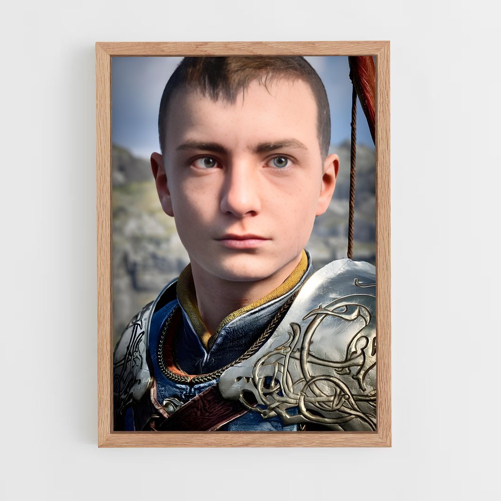 Poster Atreus Héros – affiche God of War (vue 4)