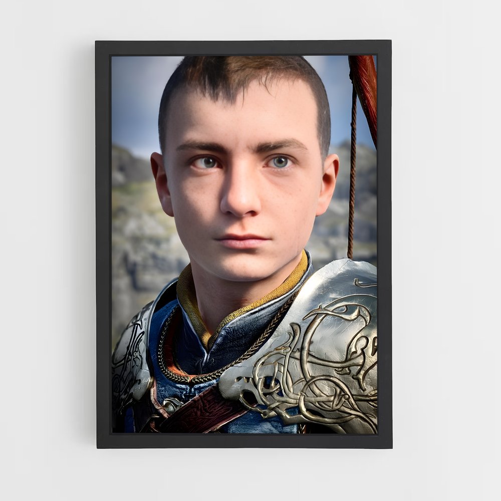 Poster Atreus Héros – affiche God of War (vue 2)