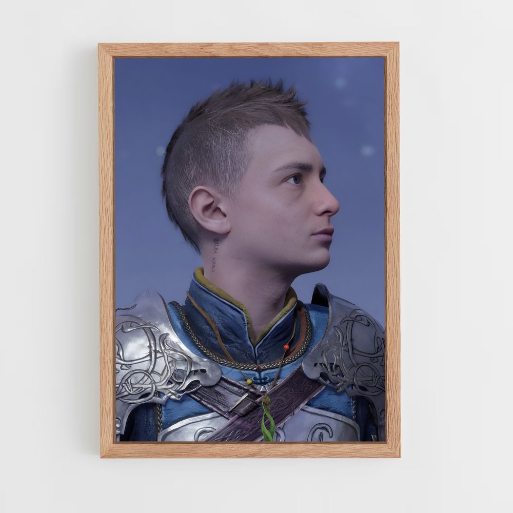 Poster Le Guerrier de l'Épée – affiche God of War (vue 4)