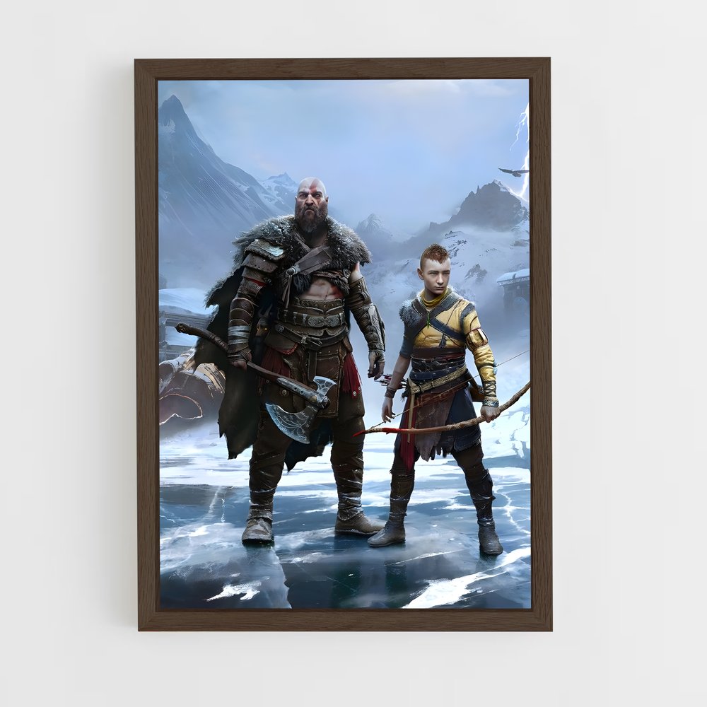 Poster Frères de Glace – affiche God of War (vue 5)
