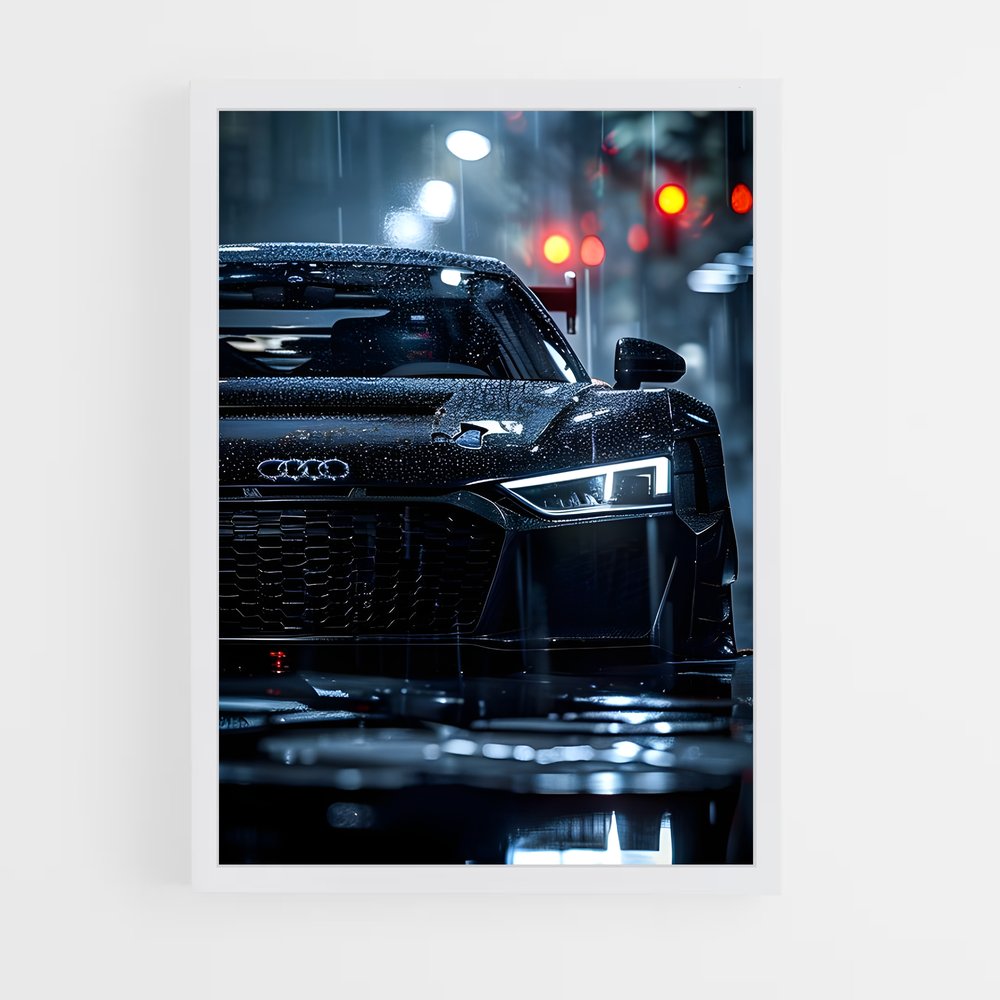 Poster Audi Pluie (vue 3)