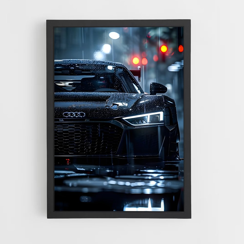 Poster Audi Pluie (vue 2)