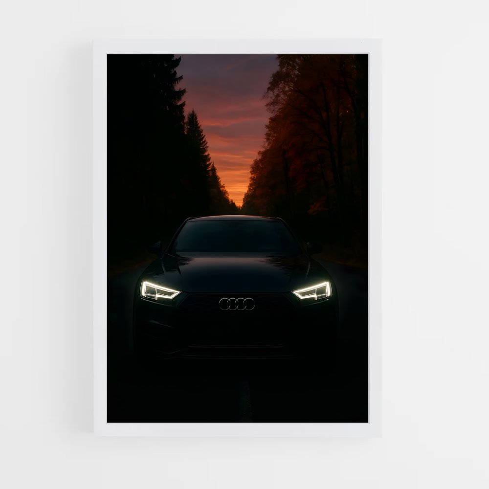 Poster Route d'Audi (vue 3)