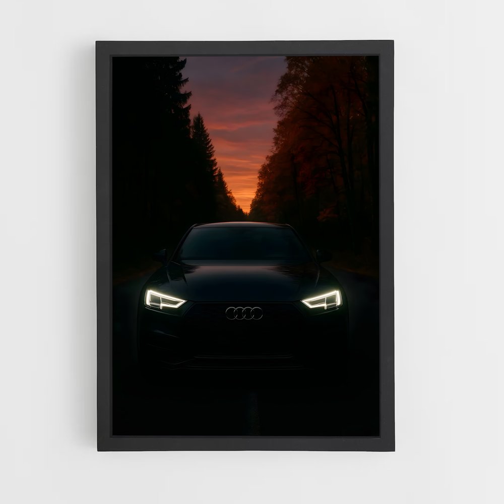 Poster Route d'Audi (vue 2)