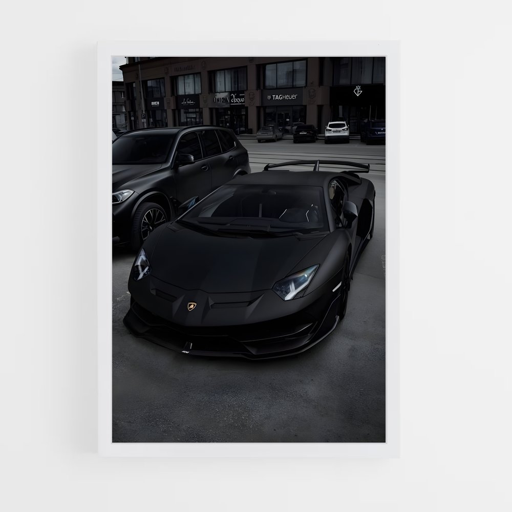 Poster Aventador Moteurs – affiche Lamborghini (vue 3)