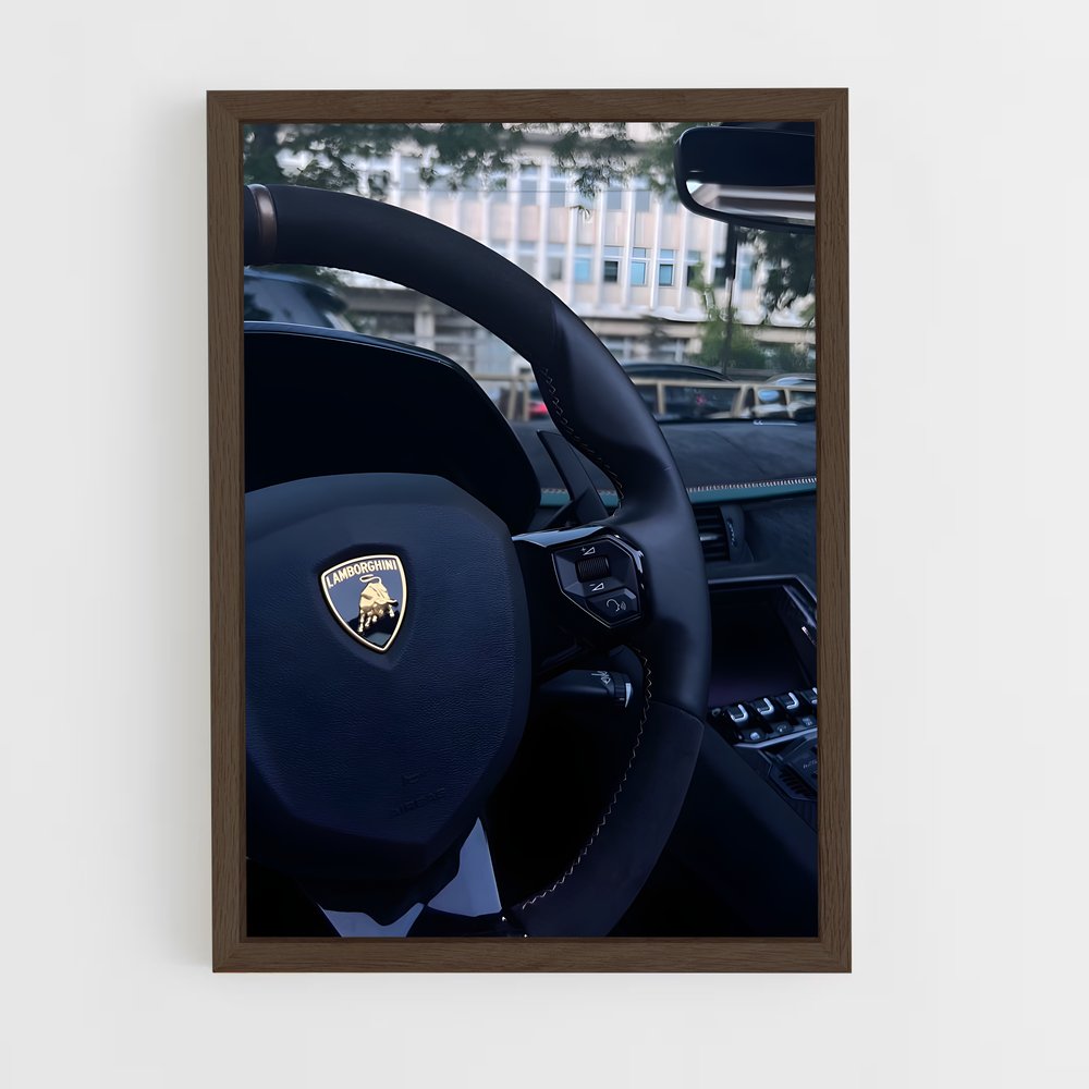 Poster L'Art du Volant – affiche Lamborghini (vue 5)