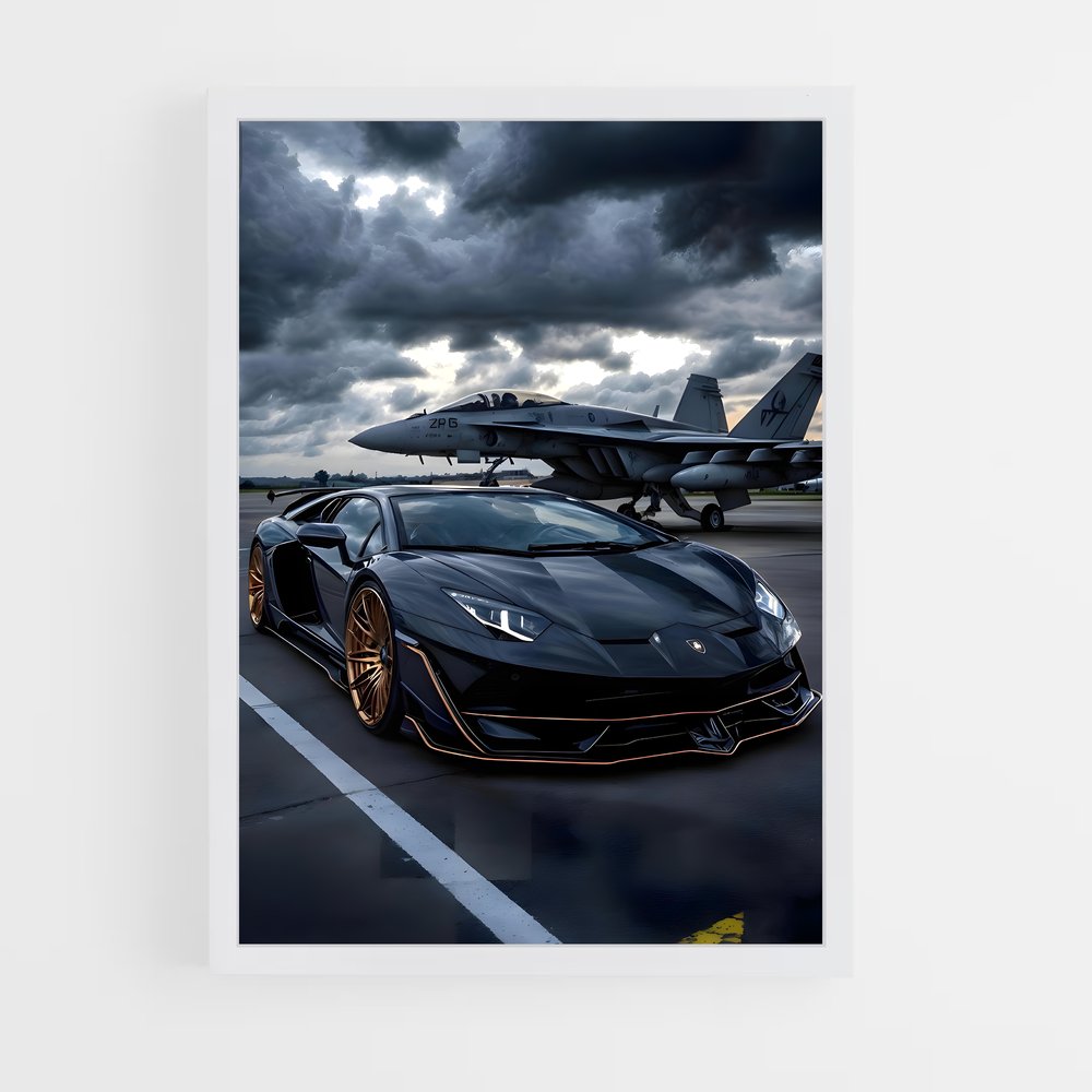 Poster Aventador tour – affiche Lamborghini (vue 3)