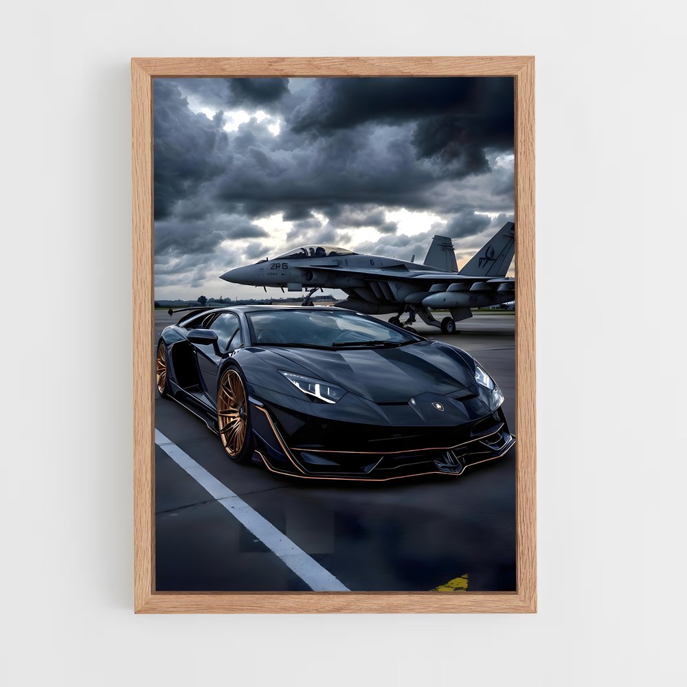 Poster Aventador tour – affiche Lamborghini (vue 4)