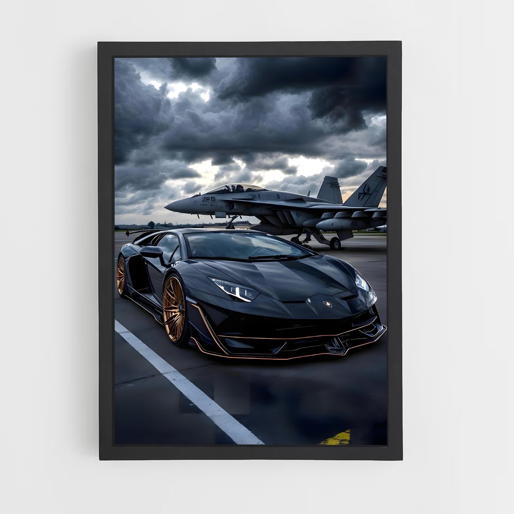 Poster Aventador tour – affiche Lamborghini (vue 2)