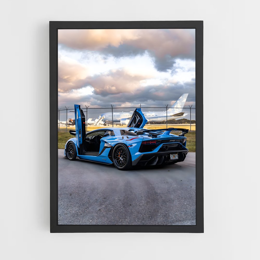 Poster Ailes et Moteurs – affiche Lamborghini (vue 2)