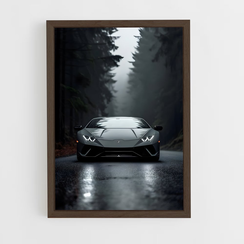 Poster Aventador Toile – affiche Lamborghini (vue 5)