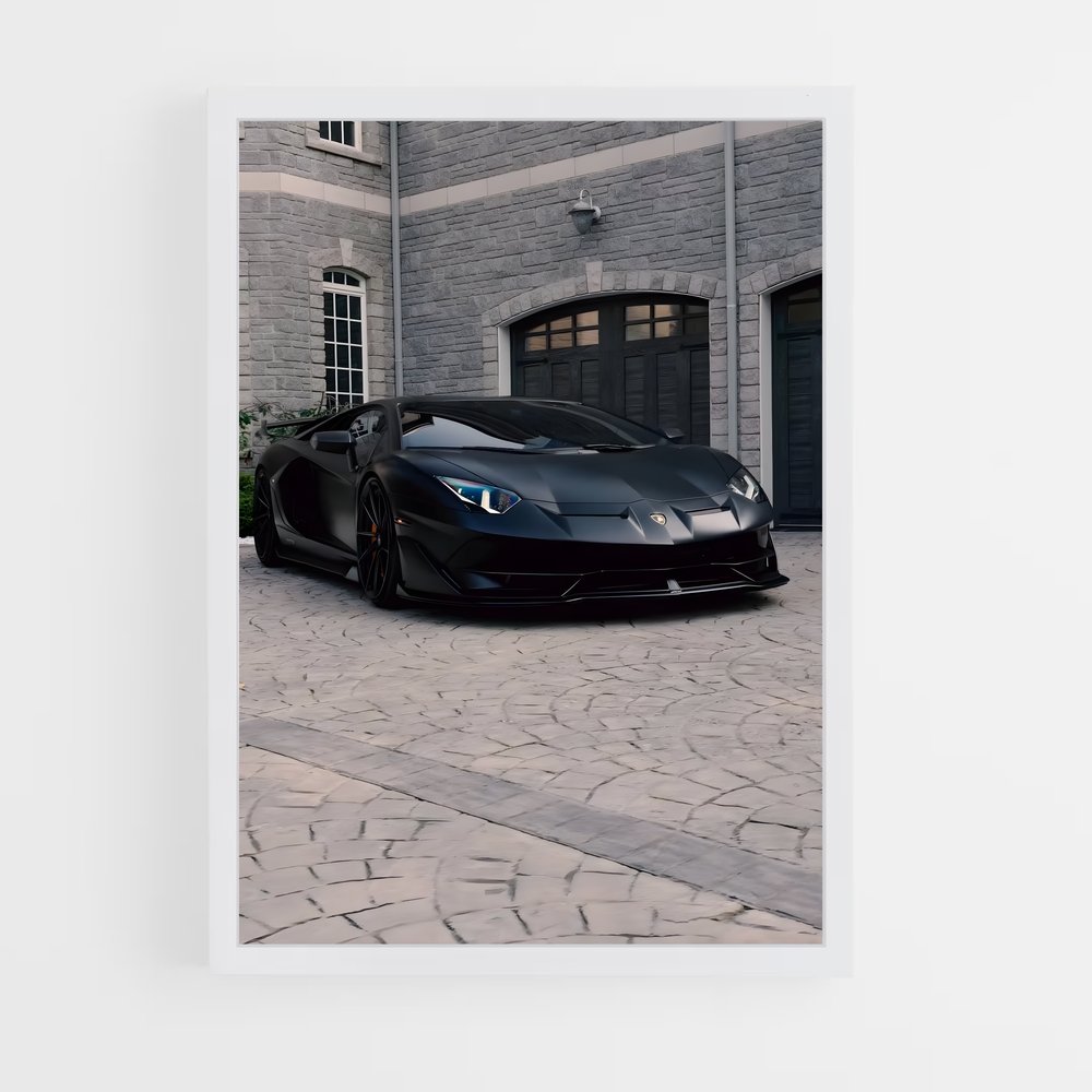 Poster L'Aventure Noire – affiche Lamborghini (vue 3)