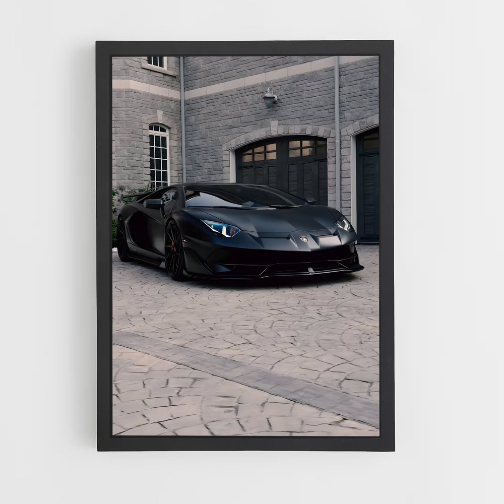 Poster L'Aventure Noire – affiche Lamborghini (vue 2)
