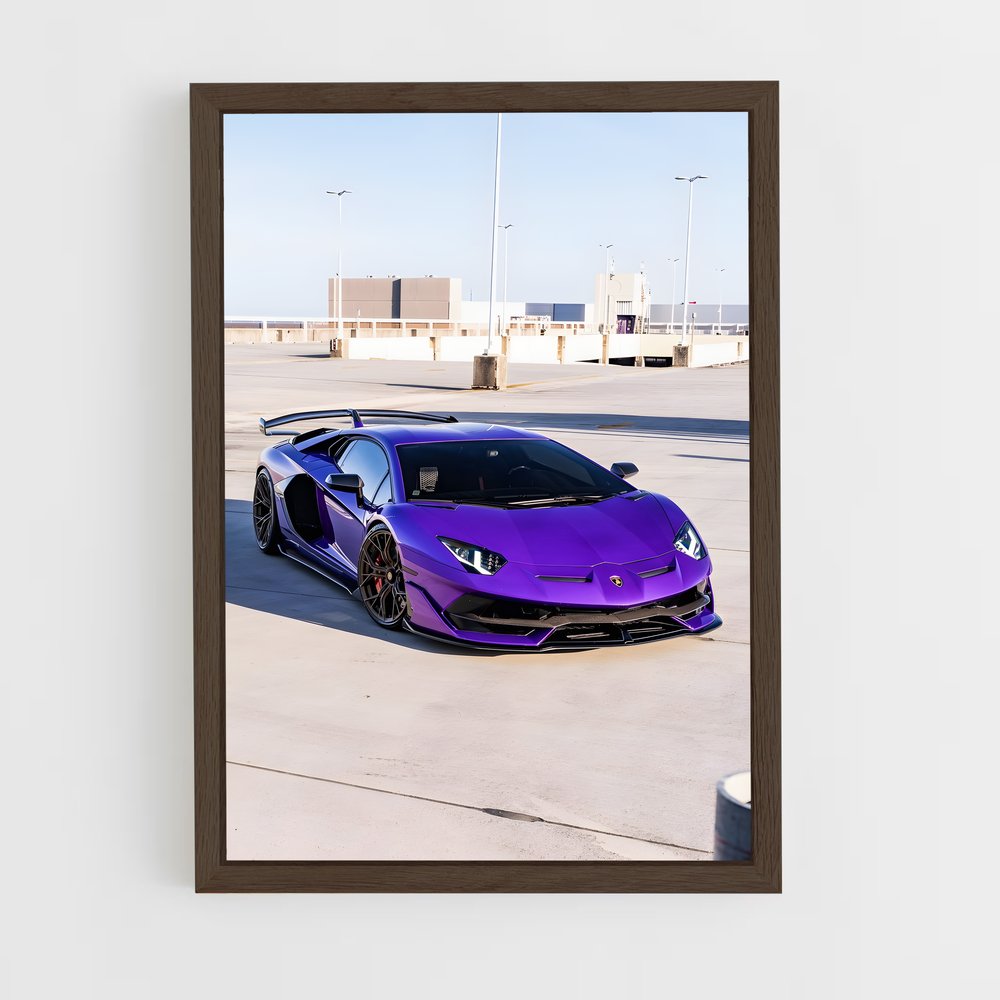 Poster Aventador Purple Dream – affiche Lamborghini (vue 5)