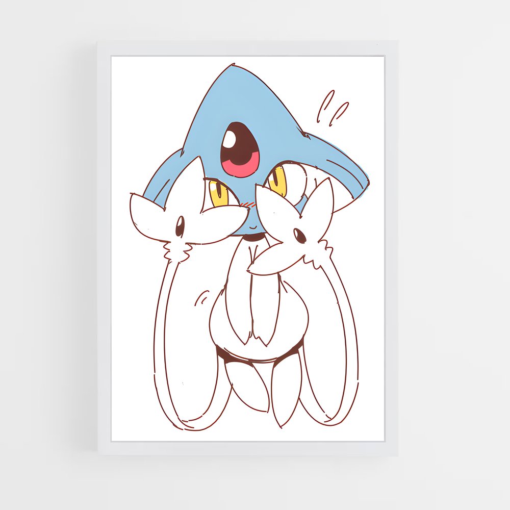 Poster Pio Pokémon – affiche Pokemon (vue 3)