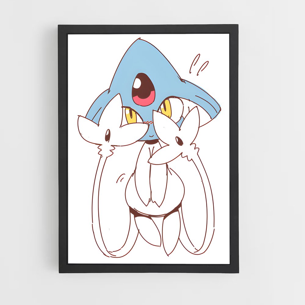 Poster Pio Pokémon – affiche Pokemon (vue 2)