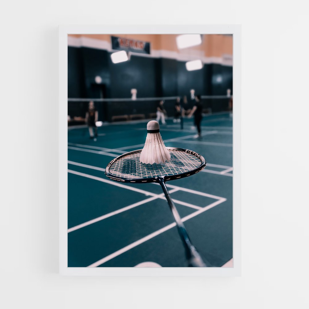 Poster Smash & Rally – affiche Badminton (vue 3)