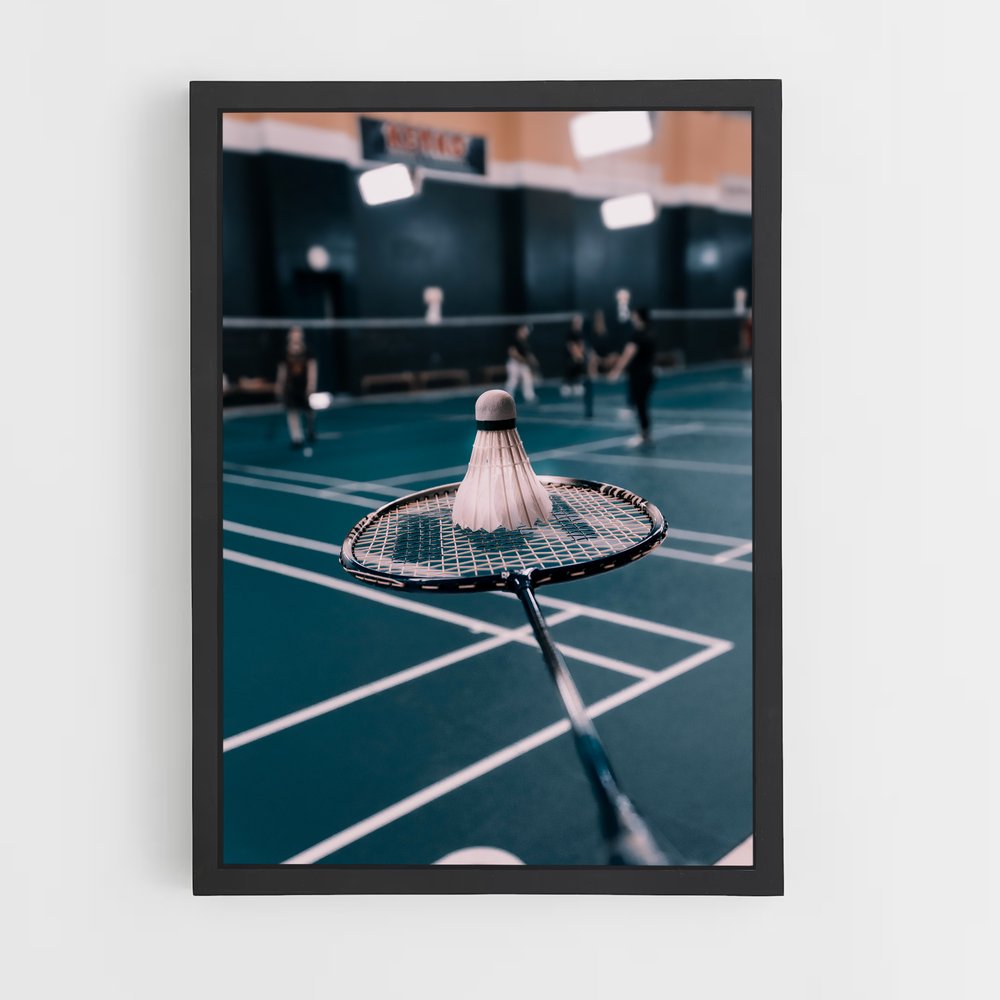 Poster Smash & Rally – affiche Badminton (vue 2)