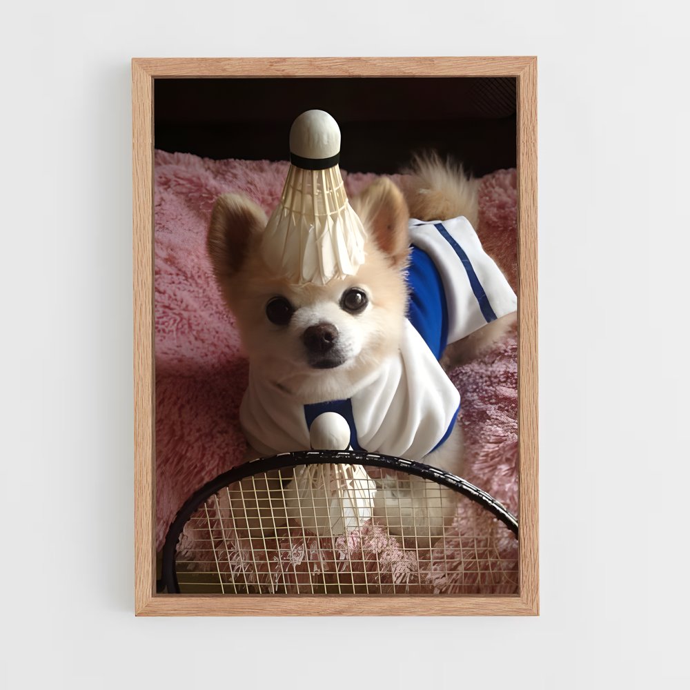 Poster Party Paws – affiche Badminton (vue 4)