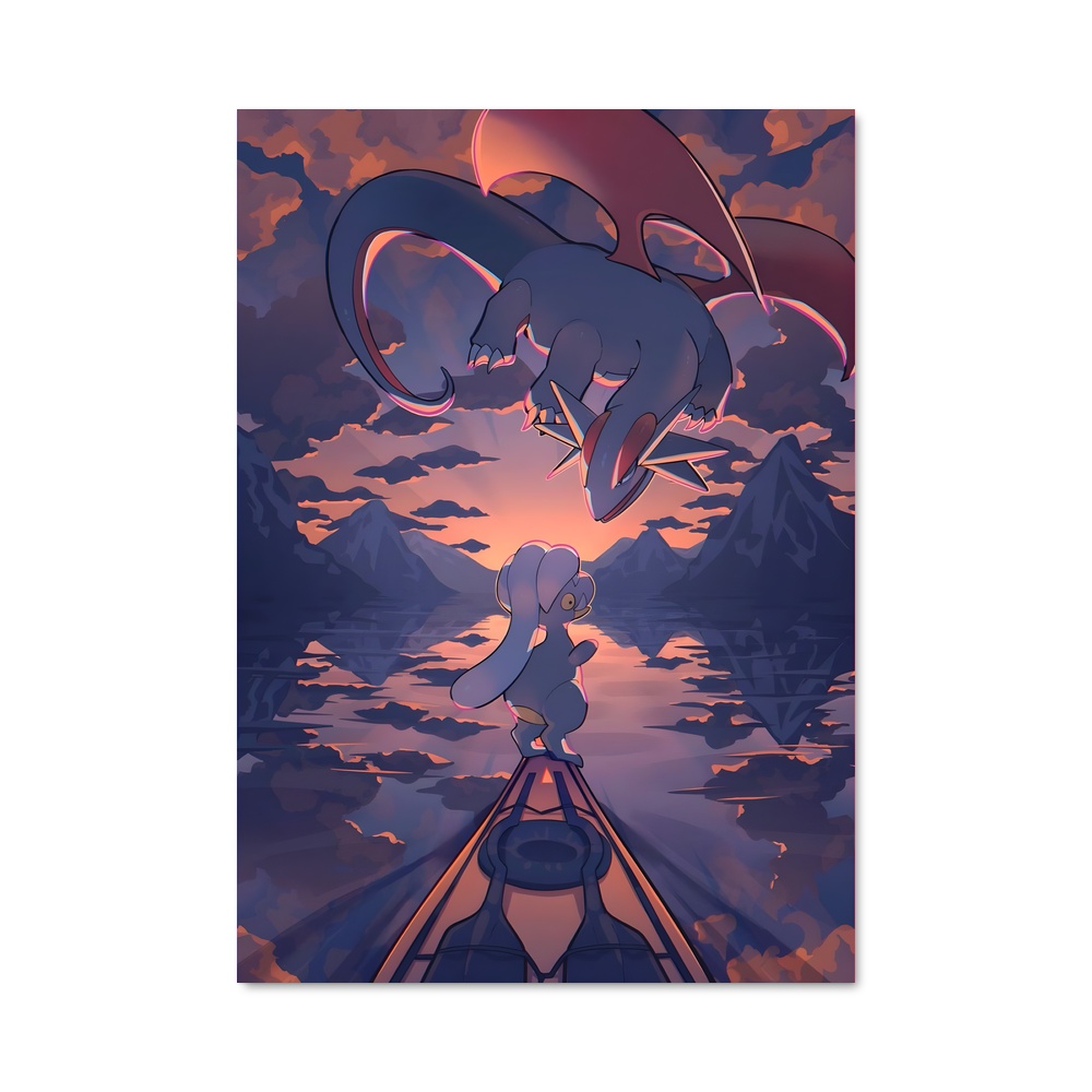 Poster Bagon Adventures – affiche Pokemon