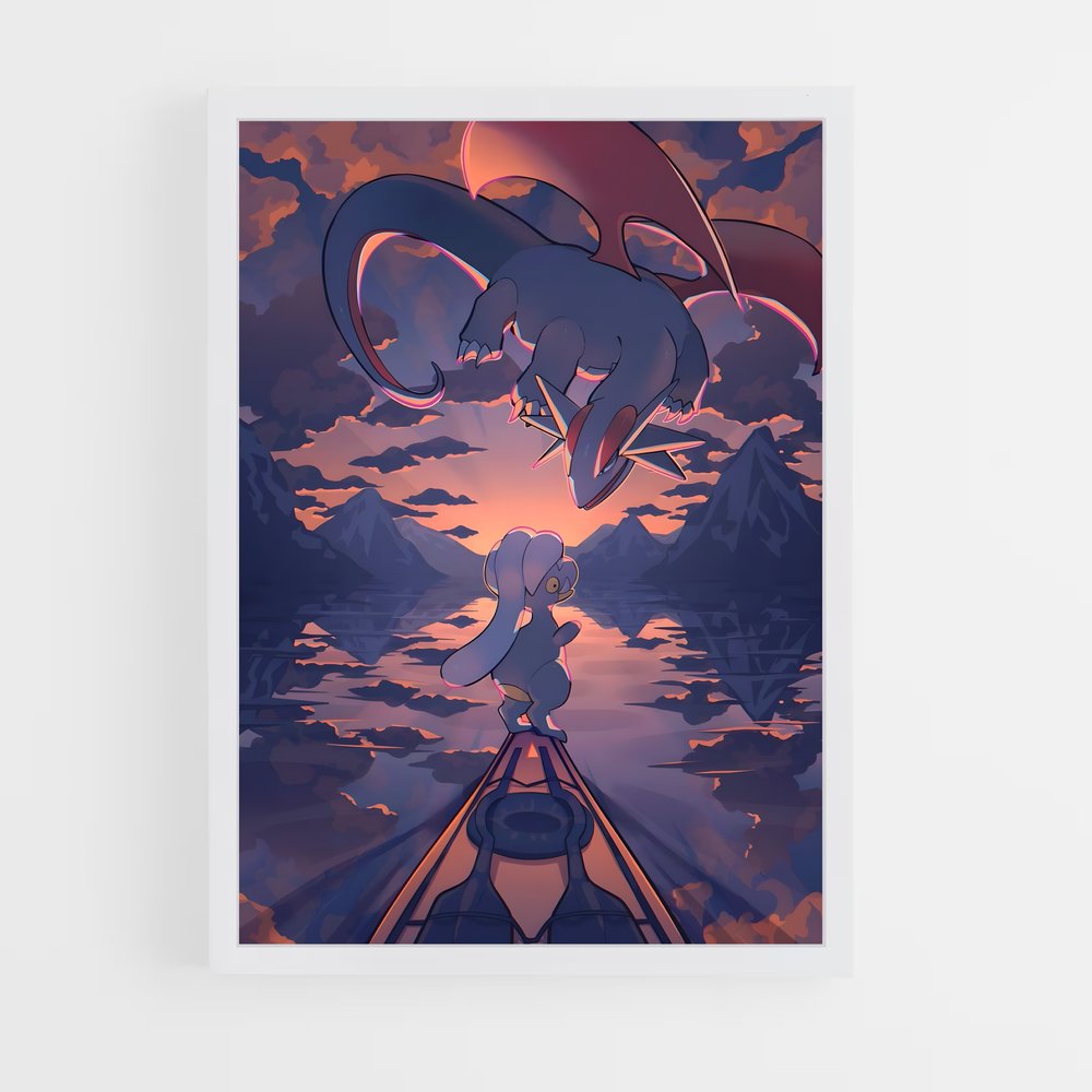 Poster Bagon Adventures – affiche Pokemon (vue 3)