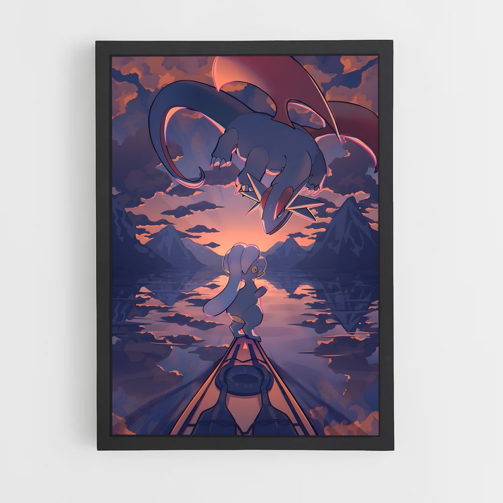 Poster Bagon Adventures – affiche Pokemon (vue 2)