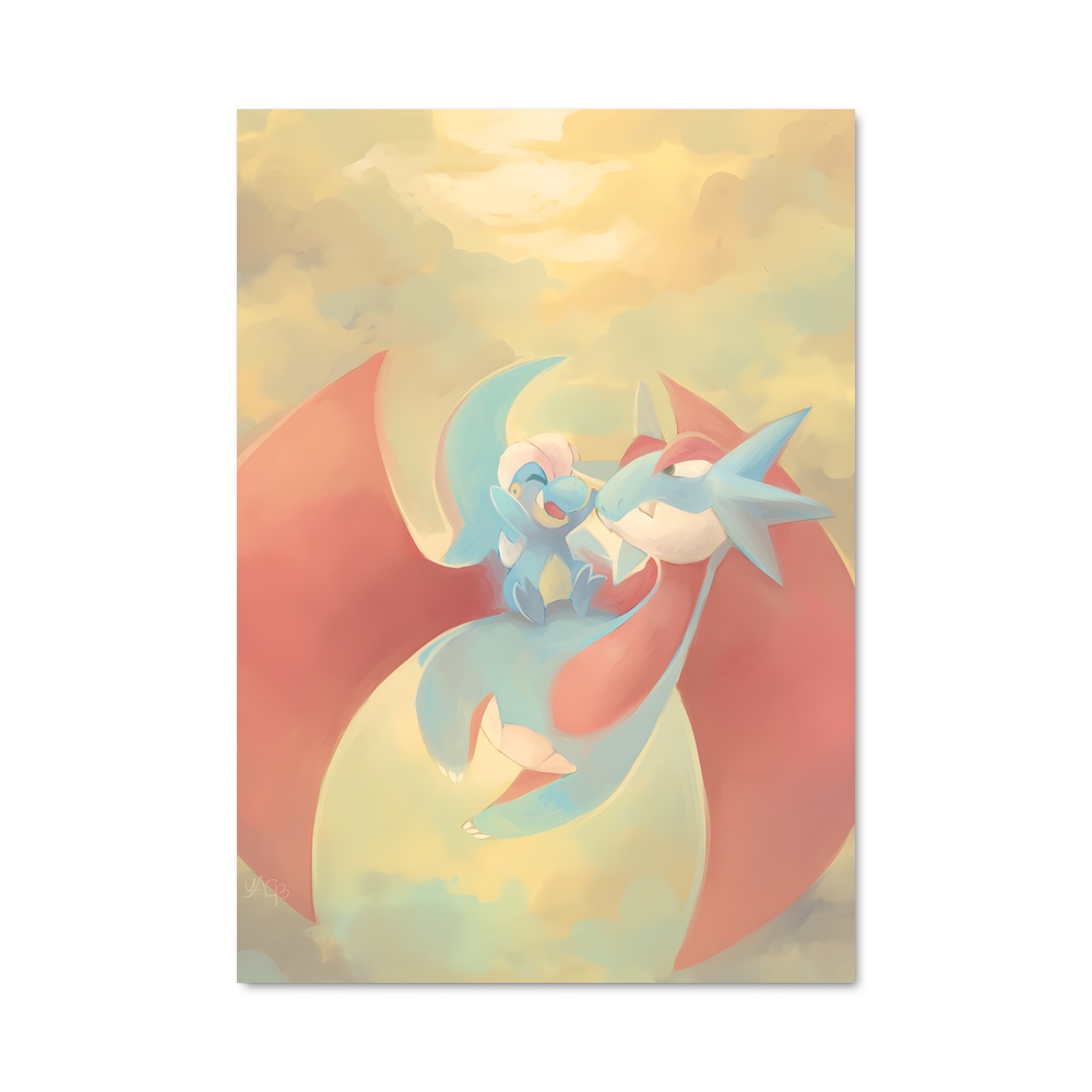 Poster Bagon Écarlate – affiche Pokemon