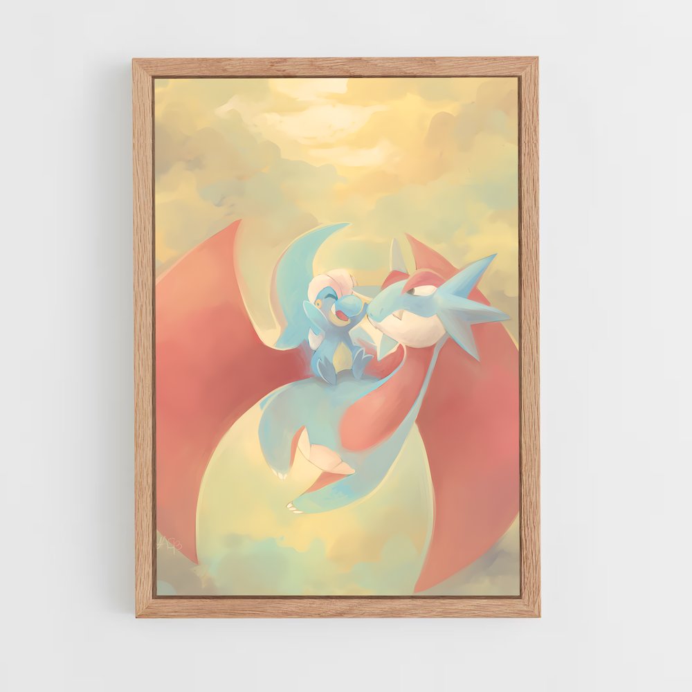 Poster Bagon Écarlate – affiche Pokemon (vue 4)
