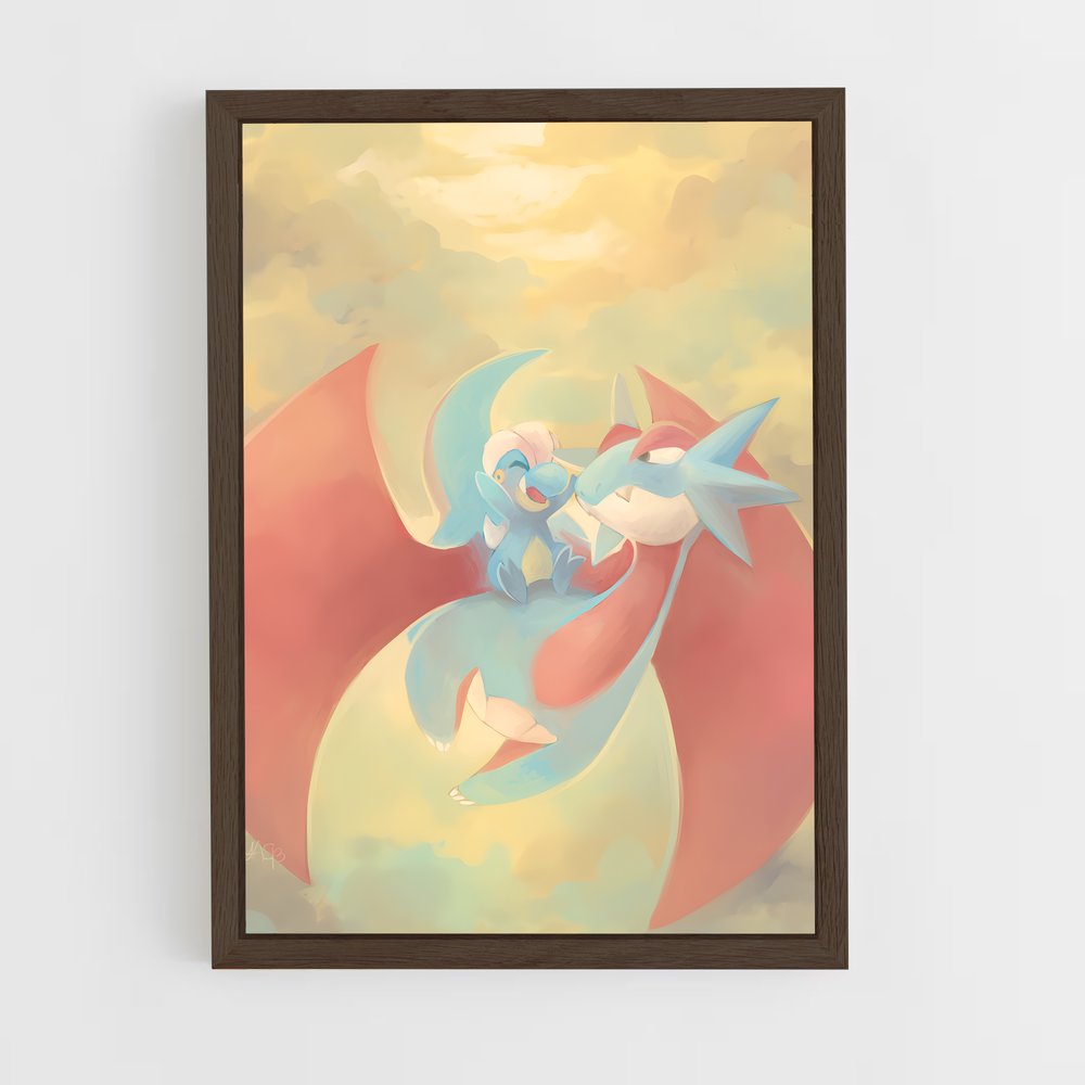 Poster Bagon Écarlate – affiche Pokemon (vue 5)