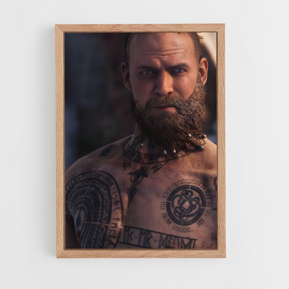Poster Baldur Art – affiche God of War (vue 4)