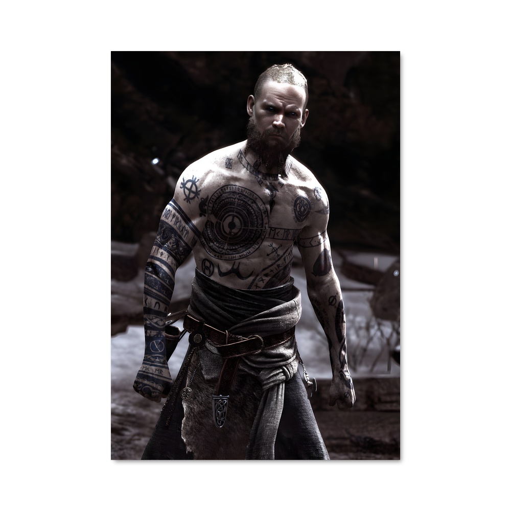 Poster Baldur incarnée – affiche God of War