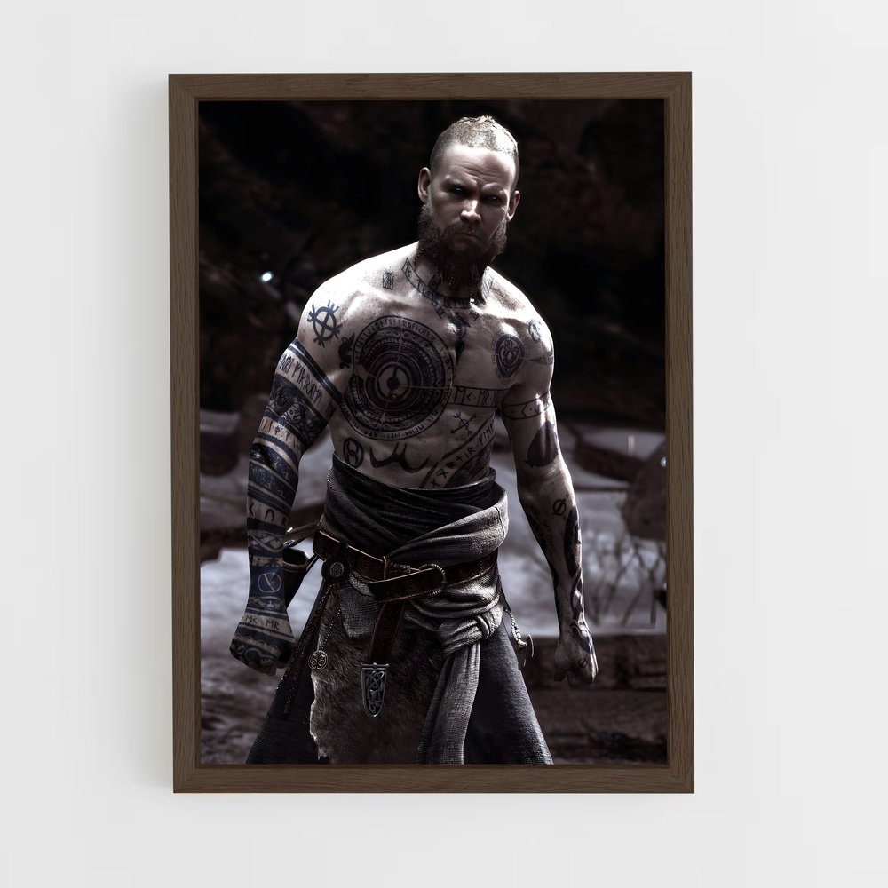 Poster Baldur incarnée – affiche God of War (vue 5)