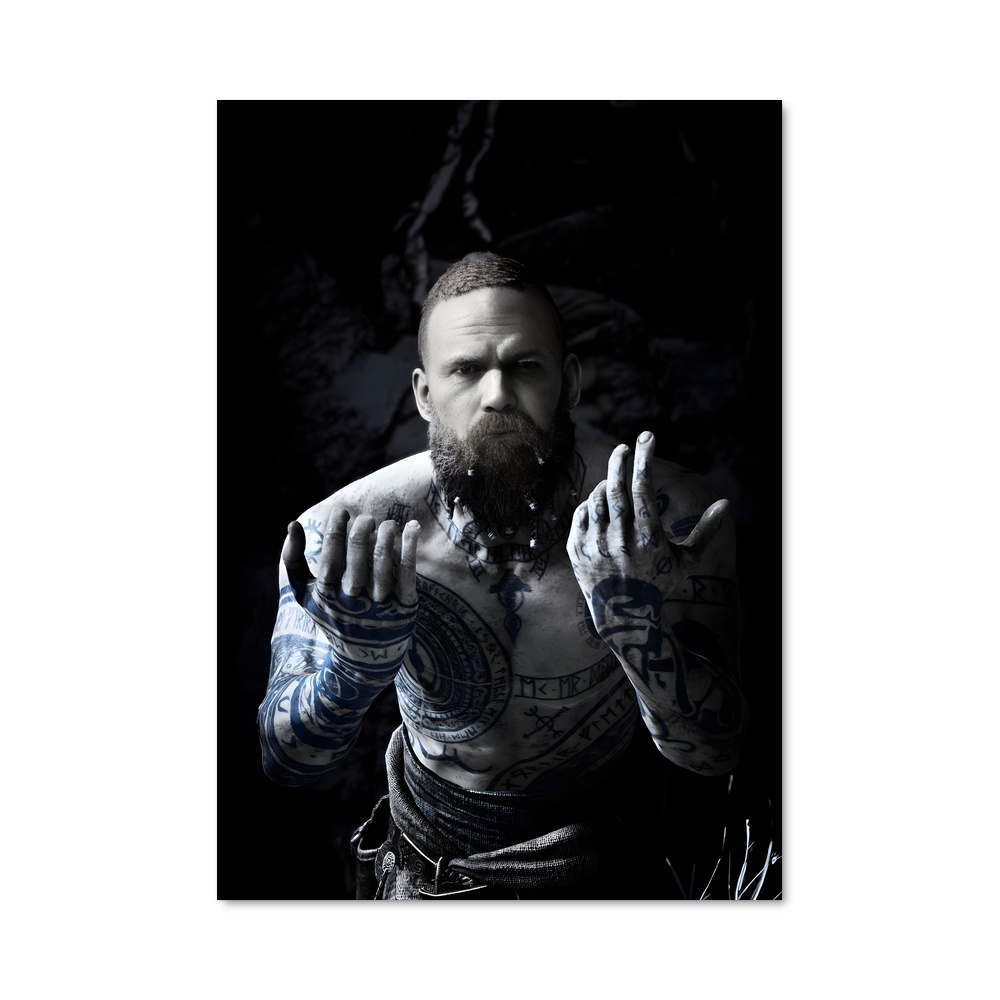 Poster Guerrier de l'Encre – affiche God of War