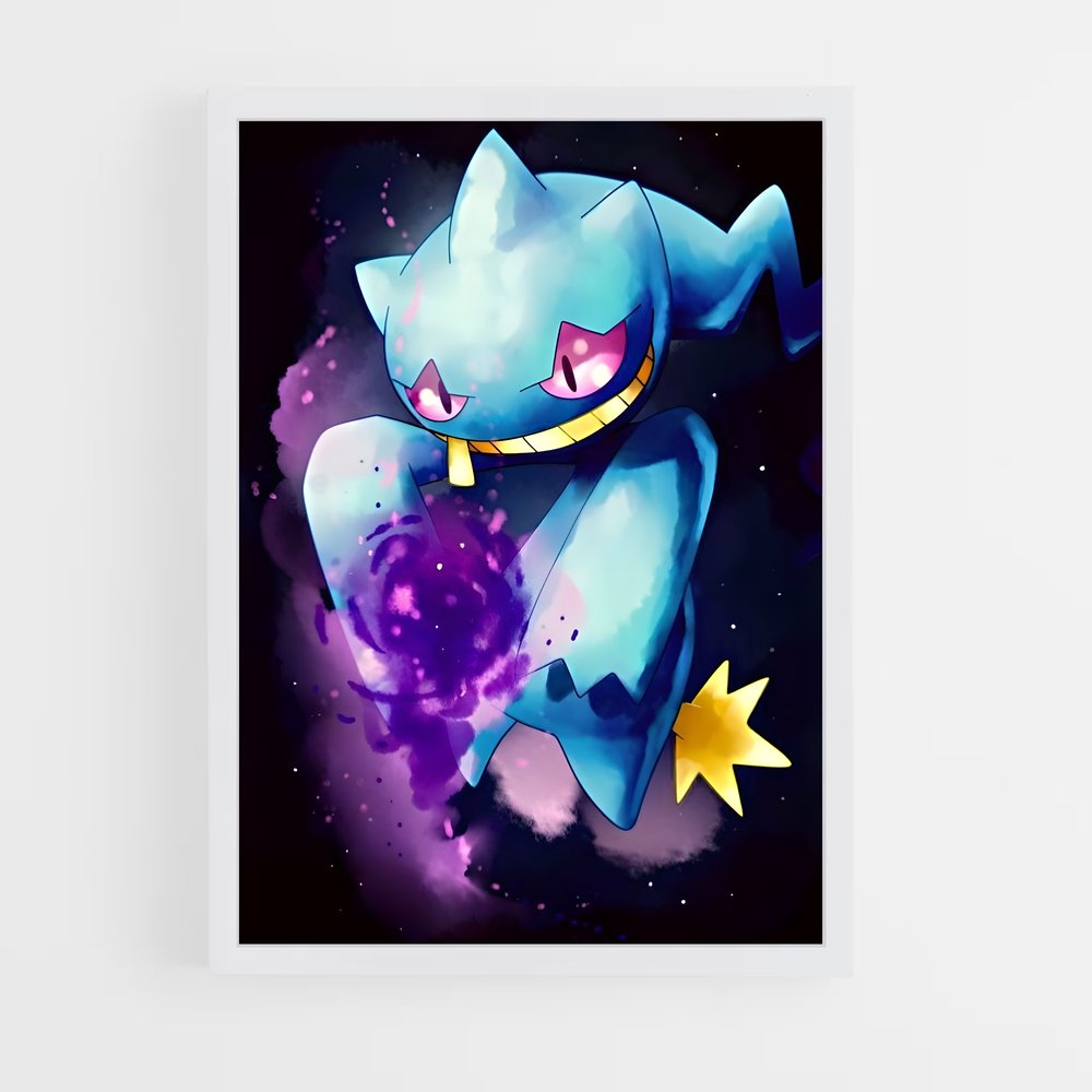 Poster Galaxie Saphir – affiche Pokemon (vue 3)