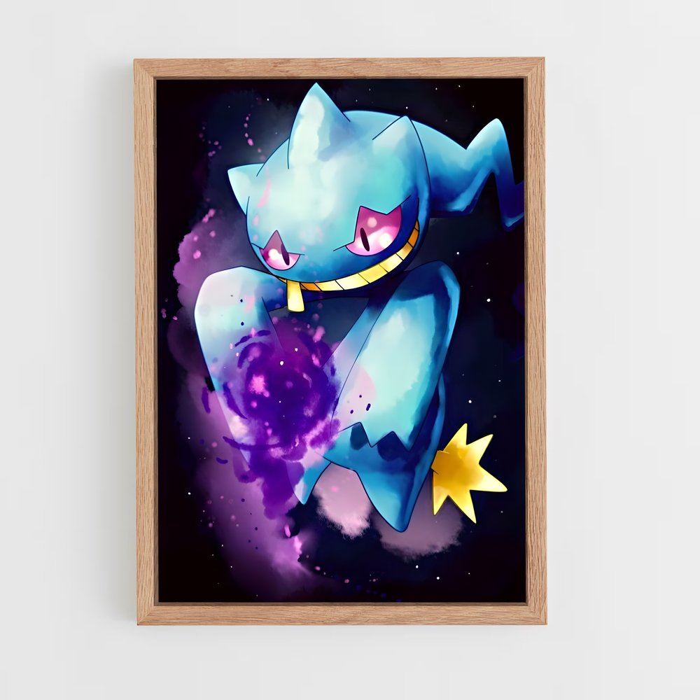 Poster Galaxie Saphir – affiche Pokemon (vue 4)