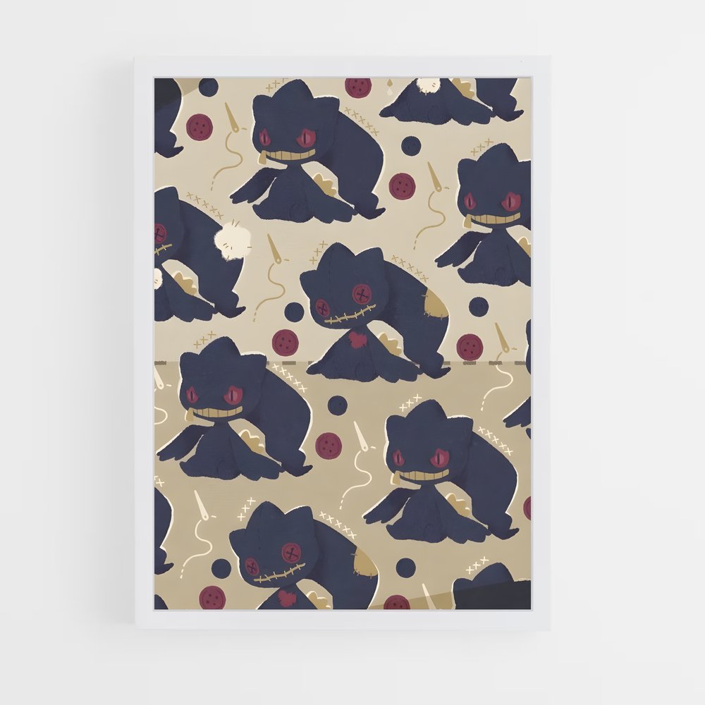 Poster Fleur d'Automne – affiche Pokemon (vue 3)