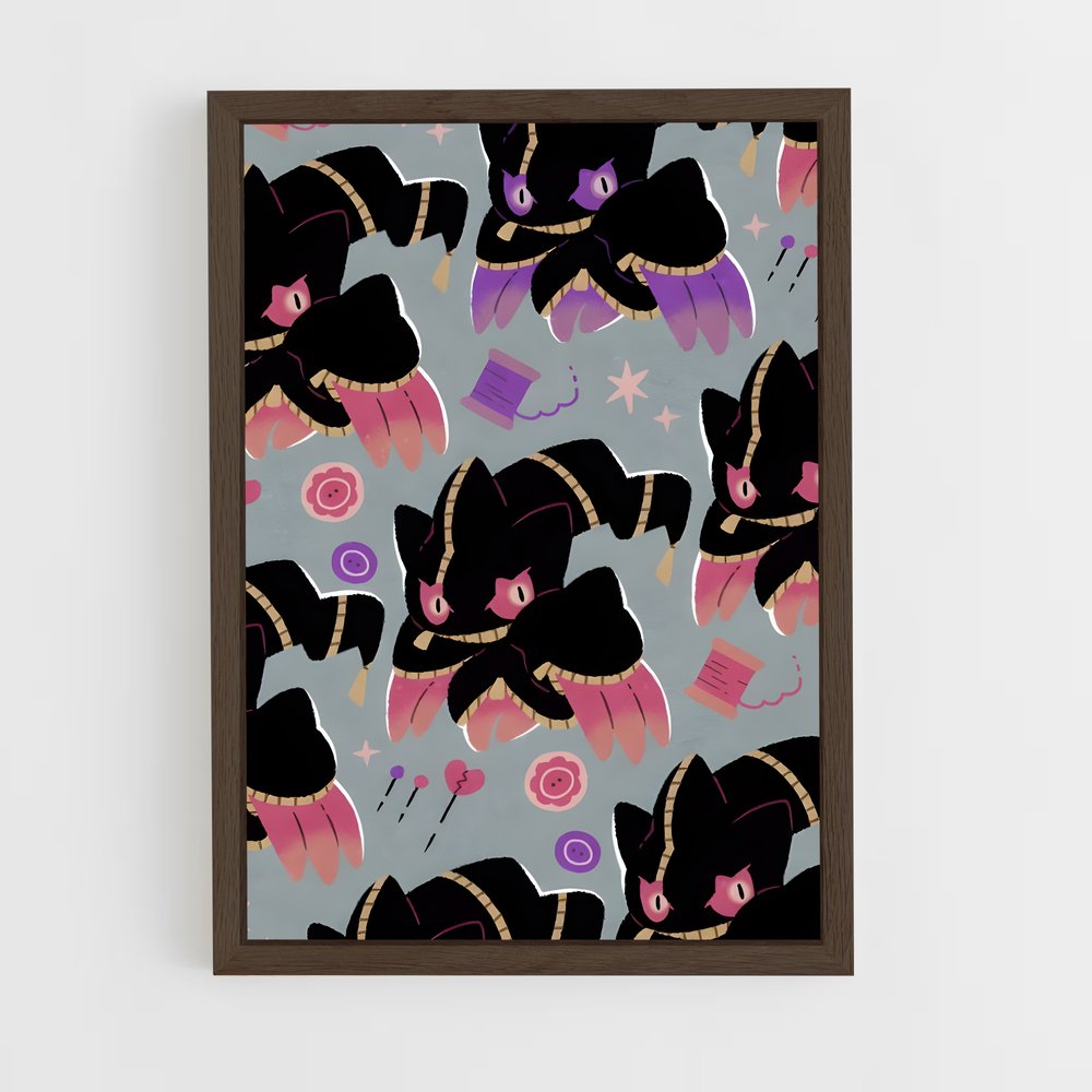 Poster Banette Félin – affiche Pokemon (vue 5)