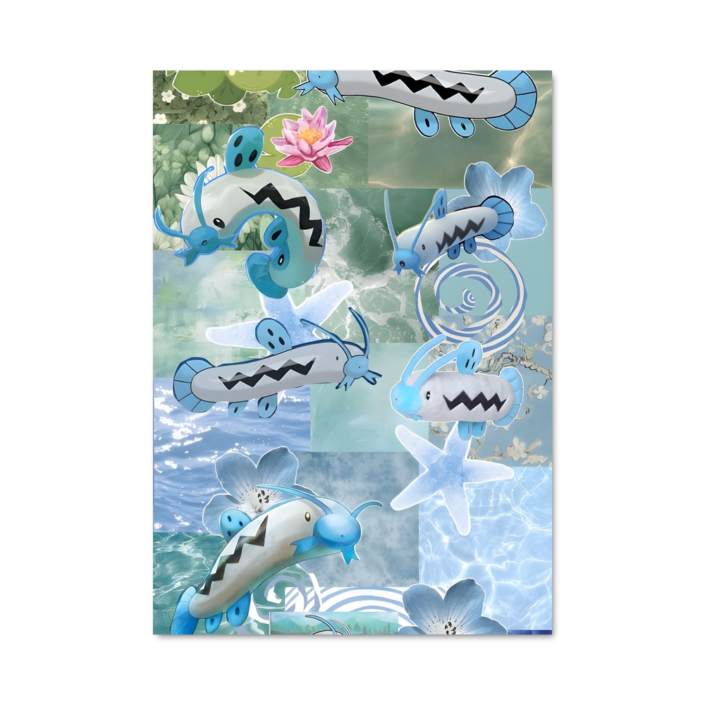 Poster Aquarium Fantaisie – affiche Pokemon