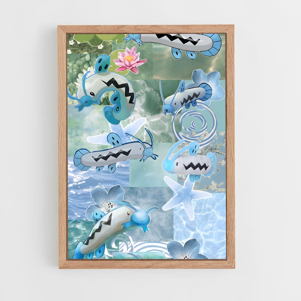 Poster Aquarium Fantaisie – affiche Pokemon (vue 4)