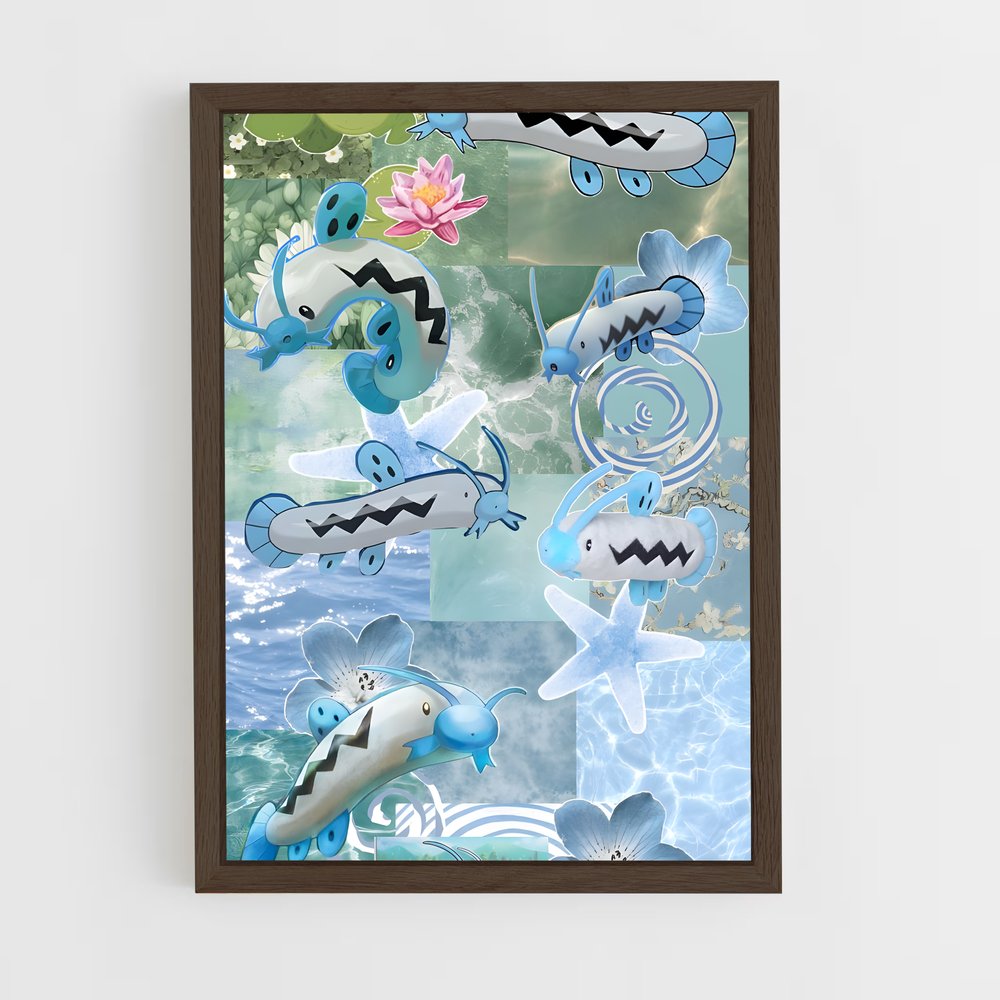Poster Aquarium Fantaisie – affiche Pokemon (vue 5)