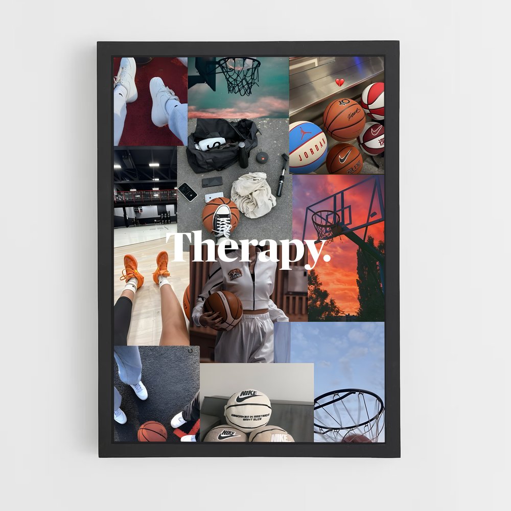 Poster Passion Basket – affiche Basketball (vue 2)