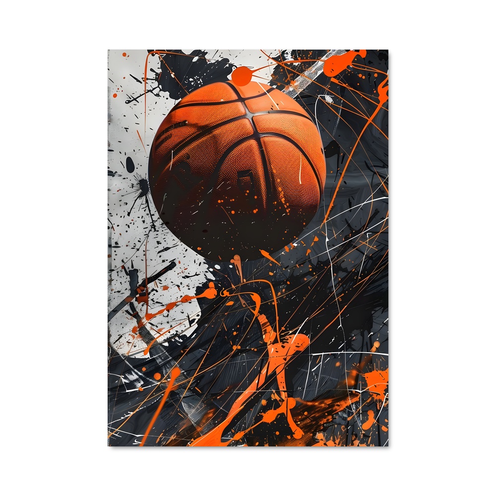 Poster Art de Basket – affiche Basketball