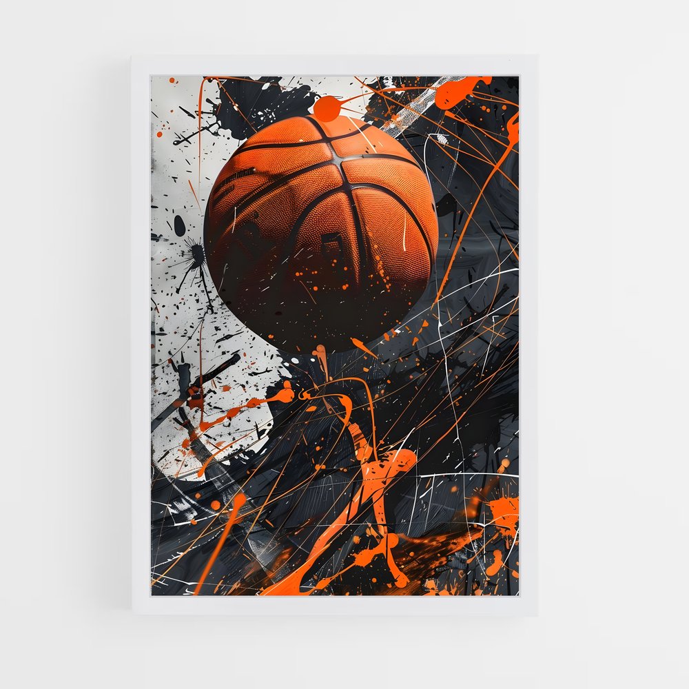Poster Art de Basket – affiche Basketball (vue 3)