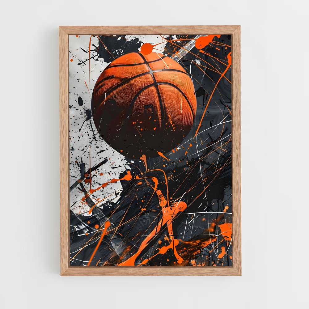 Poster Art de Basket – affiche Basketball (vue 4)
